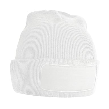 Beechfield Printers Plain Beanie (White)