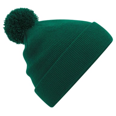 Beechfield Original Pom Pom Beanie (Bottle Green)