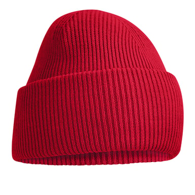 Beechfield Classic Engineered Deep Cuffed Beanie (Classic Red)