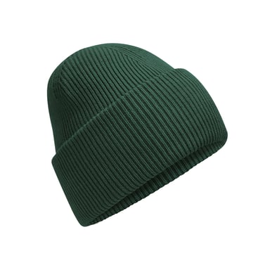 Beechfield Unisex Adult Classic Engineered Crown Beanie (Bottle Green)