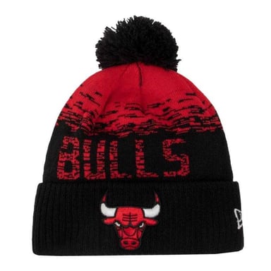 New Era Unisex Adult NBA Beanie (Black/Red)