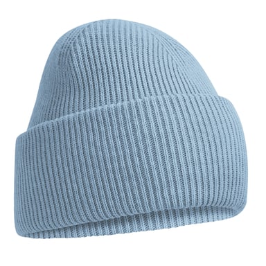 Beechfield Classic Engineered Deep Cuffed Beanie (Dusty Blue)