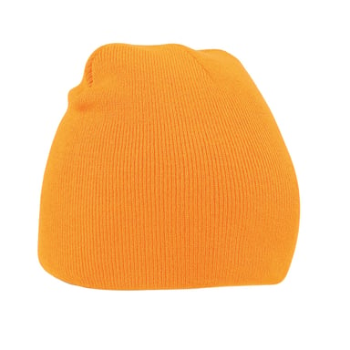 Beechfield Unisex Adult Original Pull-On Beanie (Fluorescent Orange)