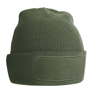 Beechfield Printers Plain Beanie (Olive Green)