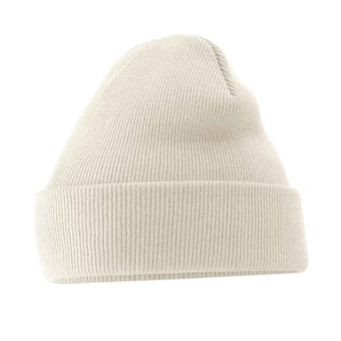 Beechfield Unisex Adult Original Plain Cuffed Beanie (Almond)