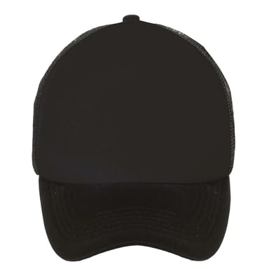 SOLS Bubble Colour Block Baseball Cap (Black)