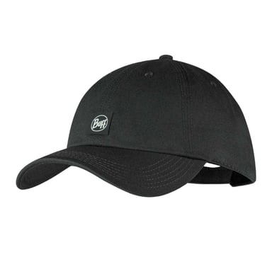 Buff Baseballcap met logo voor volwassenen (Grafietgrijs)