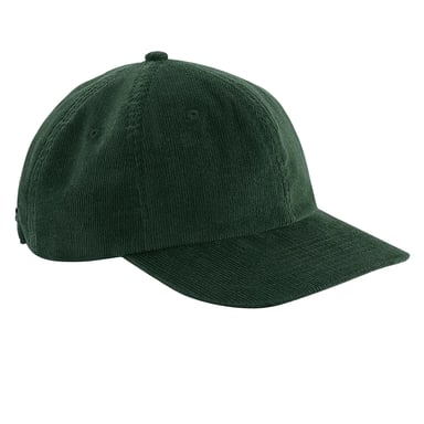 Beechfield Unisex Adult Heritage Cord Cap (Dark Olive)