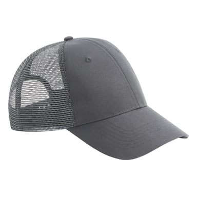 Beechfield Urbanwear 6 Panel Recycled Snapback Trucker Cap (Graphite Grey)