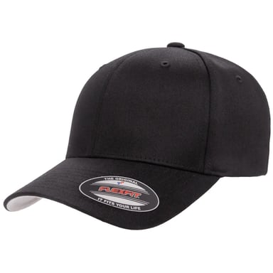 Flexfit Wooly Combed Cap (Black)