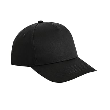 Beechfield Urbanwear 5 Panel Snapback Cap (Black)