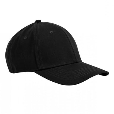 Beechfield EarthAware 6 Panel Organic Cotton Baseball Cap (Black)