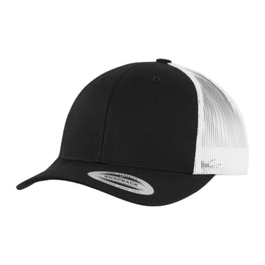 Flexfit Unisex Adult Retro Trucker Cap (Black/White)