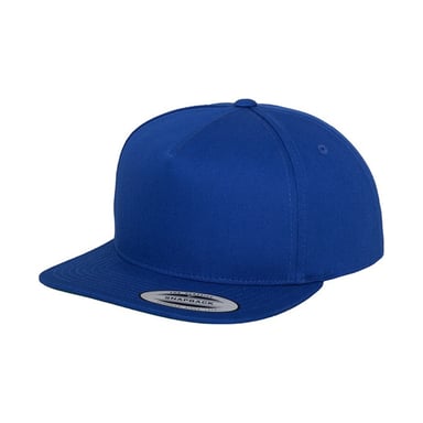 Flexfit Classic 5 Panel Snapback Cap (Royal Blue)