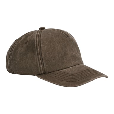 Beechfield Relaxed Vintage 5 Paneel Cap (Vintage Bruin)