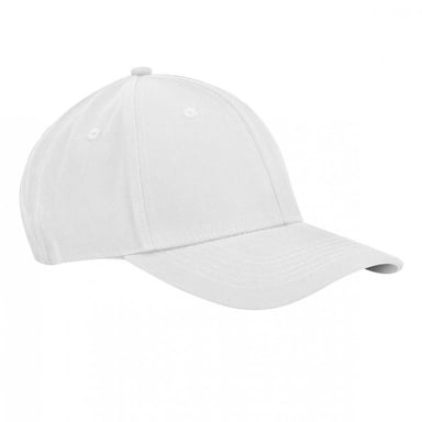 Beechfield EarthAware 6 Panel Organic Cotton Baseball Cap (White)