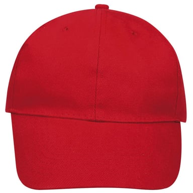 SOLS Buffalo 6 Panel Baseball Cap (Red)
