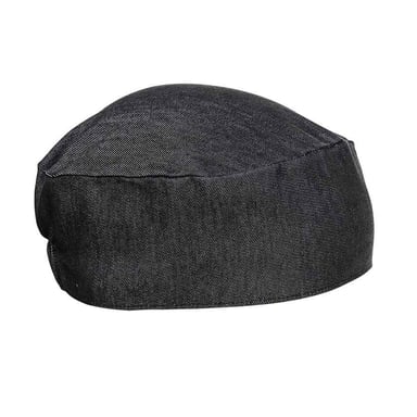 Premier Chef Hat (Black Denim)