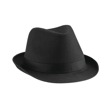 Beechfield Unisex Adult Fedora (Black)