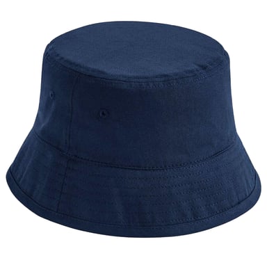 Beechfield Unisex Adult Organic Cotton Bucket Hat (Navy Blue)