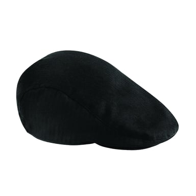 Beechfield Unisex Adult Vintage Flat Cap (Black)