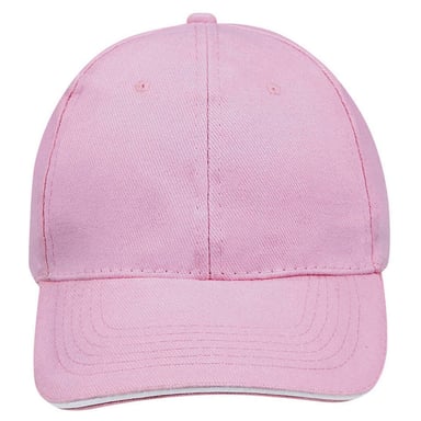 SOLS Buffalo 6 Panel Baseball Cap (Pink)