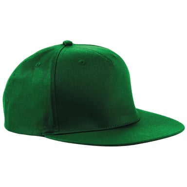 Beechfield 5 Paneel Snapback Cap (Fles groen)