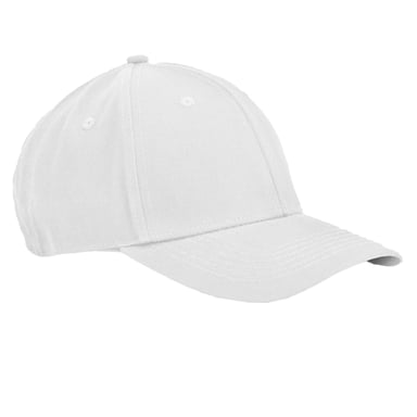 Beechfield EarthAware Classic 6 Panel Organic Cotton Sandwich Peak Baseball Cap (White)