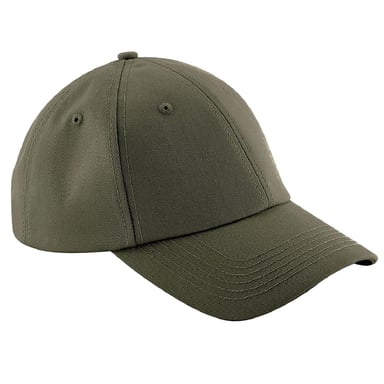 Beechfield Unisex Authentic 6 Panel Baseball Cap (Military Green)