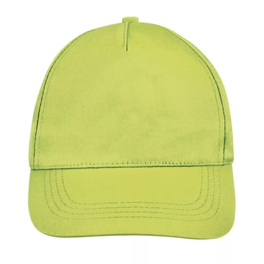 SOLS Buzz 5 Panel Baseball Cap (Apple Green)