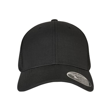 Flexfit Ripstop Mesh Baseball Cap (Black)