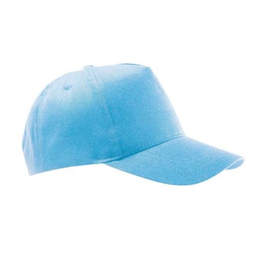 SOLS Buzz 5 Panel Baseball Cap (Sky Blue)