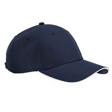 Beechfield Team Sports-Tech Cap (French Navy/White)