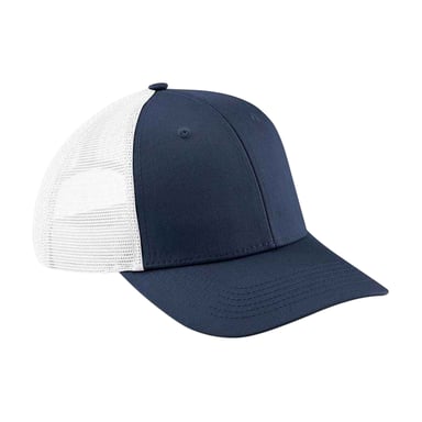 Beechfield Urbanwear Plain Trucker Cap (Navy/White)