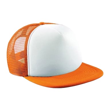Beechfield Vintage Snapback Trucker Cap (Oranje)