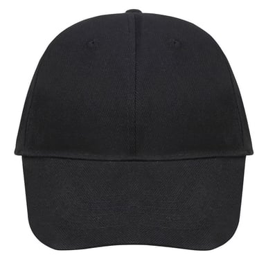 SOLS Buffalo 6 Panel Baseball Cap (Black)