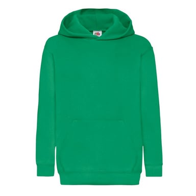 Fruit of the Loom Childrens/Kids Classic Hoodie (Kelly Green)