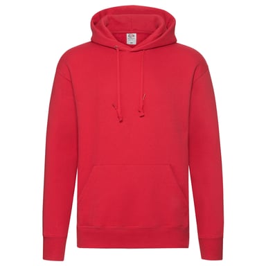 Fruit of the Loom Mens Premium 70/30 Plain Hoodie (Red)