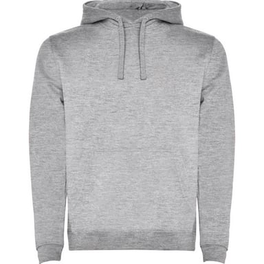 Roly Mens Urban Plain Heather Hoodie (Heather Grey)