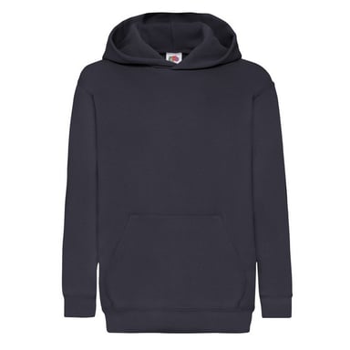 Fruit of the Loom Childrens/Kids Classic Hoodie (Deep Navy)