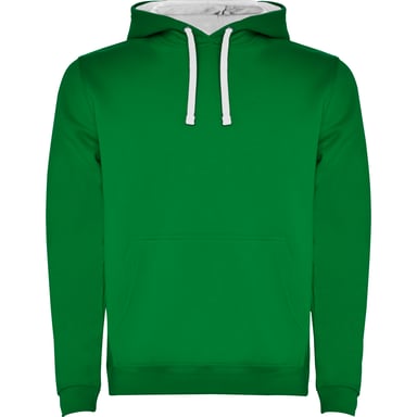 Roly Mens Urban Hoodie (Kelly Green/White)