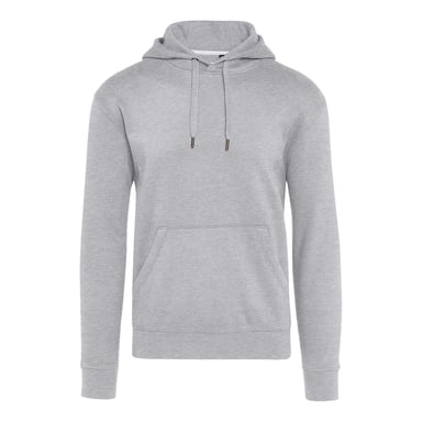 Signature Unisex Adult Plain Tagless Hoodie (Light Oxford)