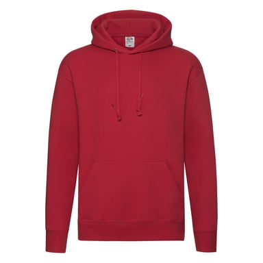 Fruit of the Loom Mens Premium Hoodie (Red)