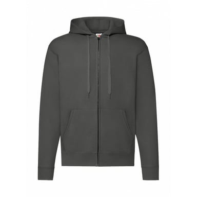 Fruit of the Loom Mens Classic Hoodie (Light Graphite)