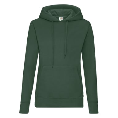 Fruit of the Loom Womens/Ladies Classic Hoodie (Bottle Green)