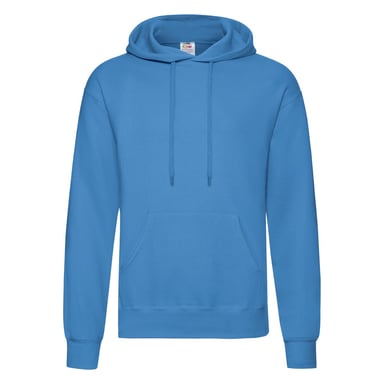 Fruit of the Loom Mens Classic Hoodie (Azure Blue)