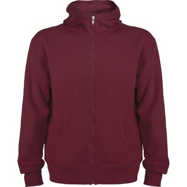 Roly Mens Montblanc Full Zip Hoodie (Garnet Red)