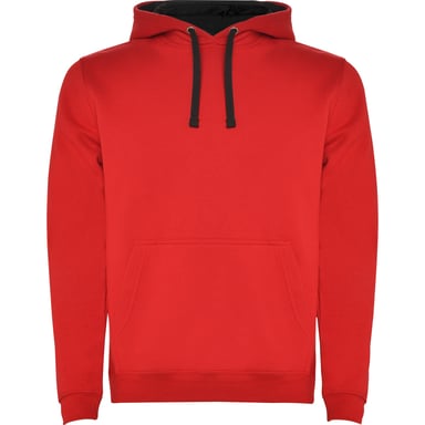 Roly Childrens/Kids Urban Drawstring Hoodie (Red/Black)