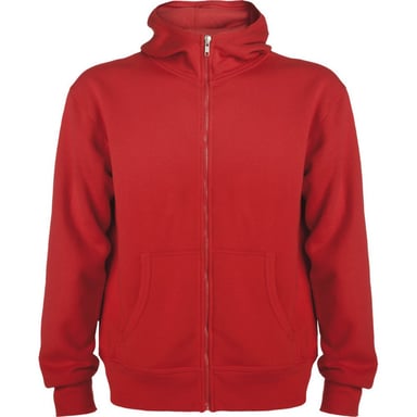 Roly Mens Montblanc Full Zip Hoodie (Red)