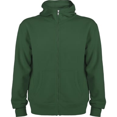 Roly Mens Montblanc Full Zip Hoodie (Bottle Green)